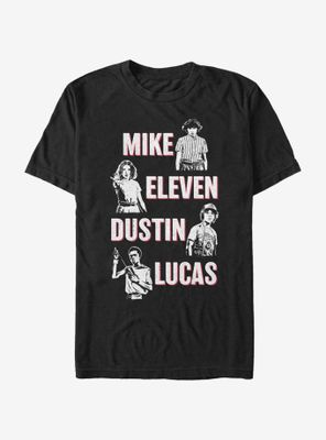 Stranger Things Cast Characteristic T-Shirt
