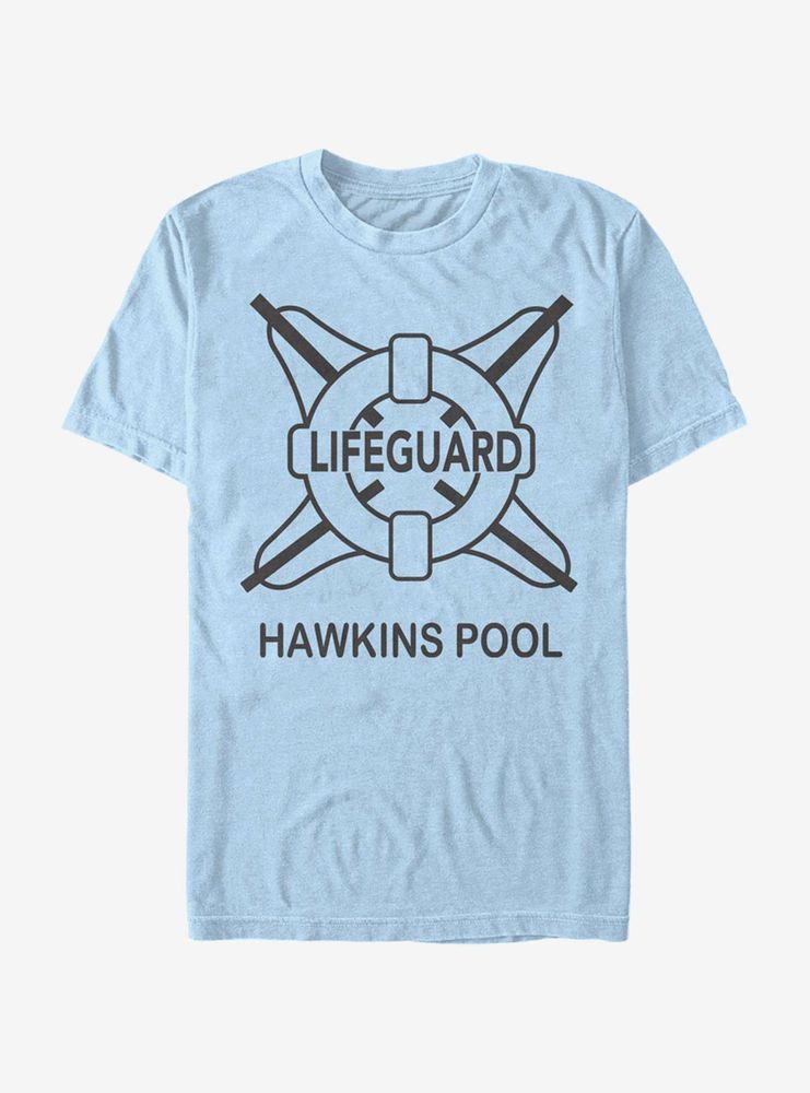 Stranger Things Hawkins Pool Lifeguard T-Shirt