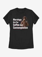 Stranger Things Coffee And Contemplation Womens T-Shirt