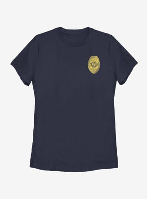Stranger Things Hawkins Police Badge Womens T-Shirt