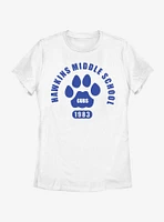 Stranger Things Hawkins Cubs Paw Emblem Womens T-Shirt