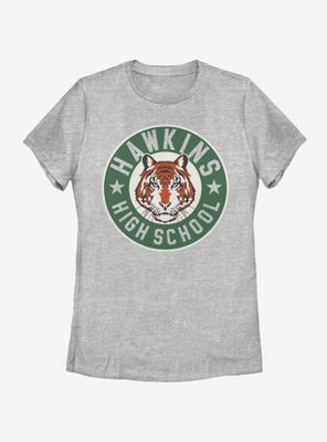 Stranger Things Hawkins High Tiger Emblem Womens T-Shirt