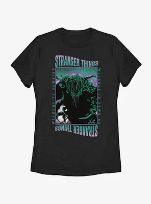 Stranger Things Monster Womens T-Shirt