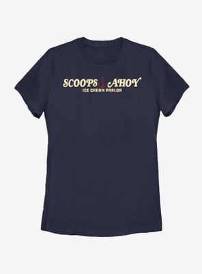 Stranger Things Scoops Ahoy Womens T-Shirt