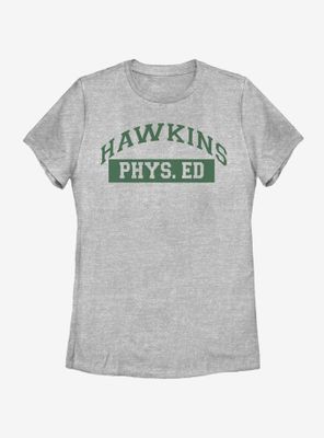 Stranger Things Hawkins Phys Ed Womens T-Shirt