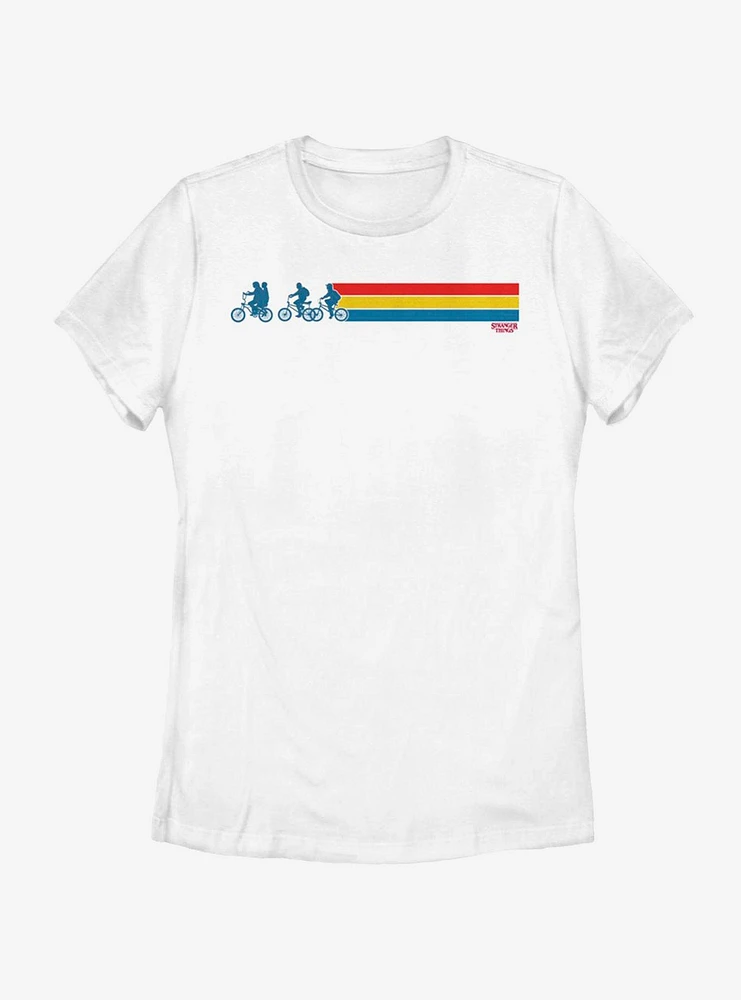 Stranger Things Stripes Womens T-Shirt