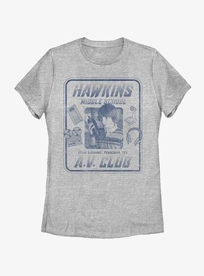 Stranger Things Mike Hawkins AV President Womens T-Shirt