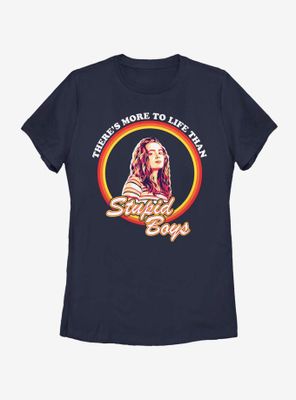 Stranger Things Stupid Boys Womens T-Shirt