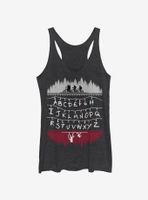 Stranger Things Alphabet Lights Womens Tank Top