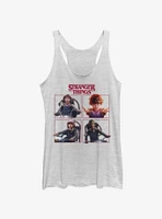 Stranger Things Cast Box Up Womens Tank Top
