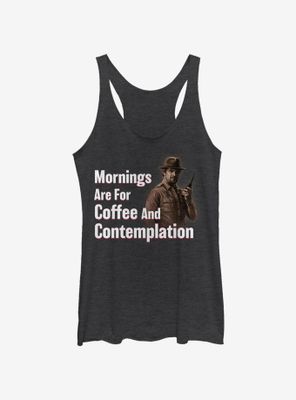 Stranger Things Coffee And Contemplation Womens Tank Top