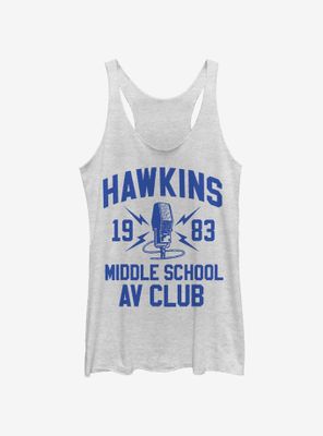 Stranger Things Hawkins AV Club Womens Tank Top