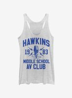 Stranger Things Hawkins AV Club Womens Tank Top