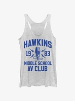 Stranger Things Hawkins AV Club Womens Tank Top