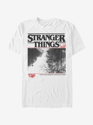 Stranger Things Upside Photo T-Shirt
