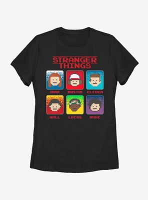Stranger Things 8 Bit Womens T-Shirt