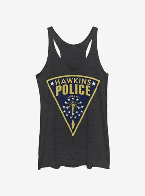 Stranger Things Hawkins Police Seal Womens Tank Top