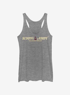 Stranger Things Scoops Ahoy Womens Tank Top