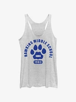Stranger Things Hawkins Cubs Paw Emblem Womens Tank Top
