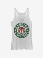 Stranger Things Hawkins High Tiger Emblem Womens Tank Top