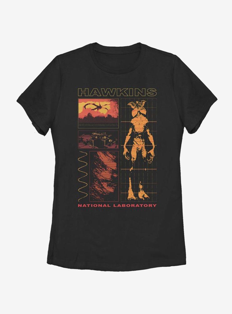 Stranger Things Hawkins Lab Womens T-Shirt