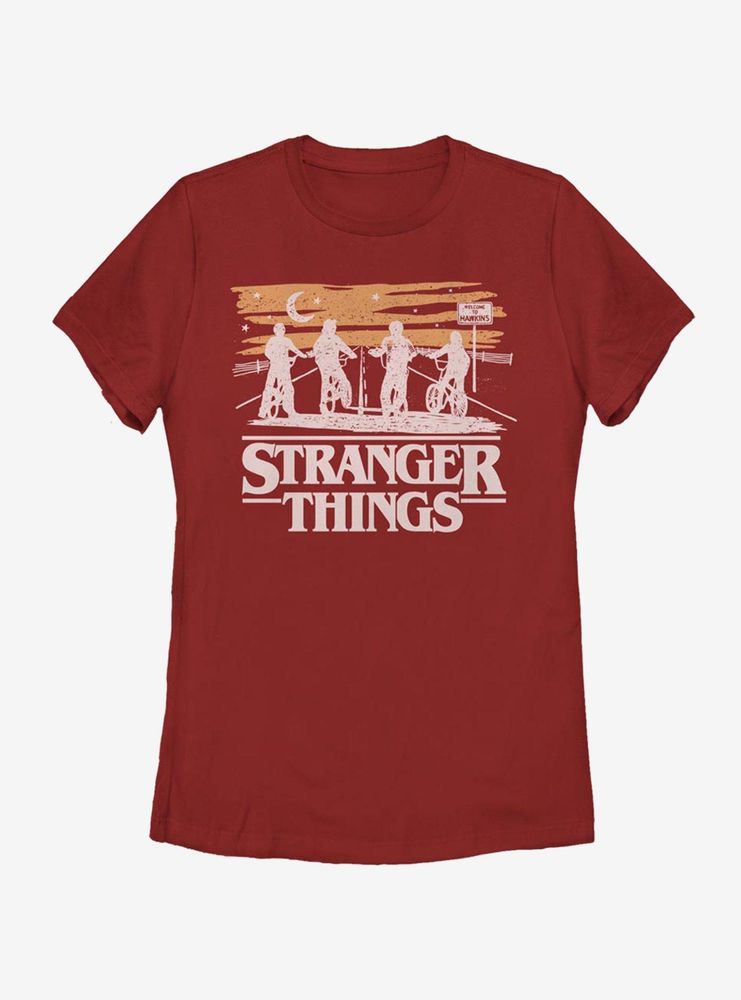 Stranger Things Jank Drawing Womens T-Shirt