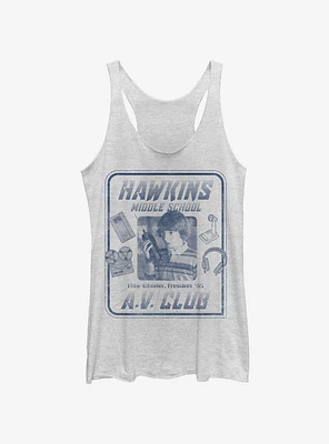 Stranger Things Mike Hawkins AV President Womens Tank Top