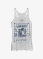 Stranger Things Mike Hawkins AV President Womens Tank Top