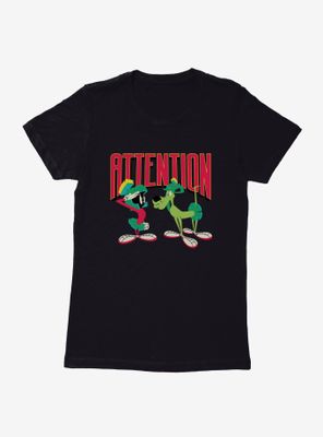 Looney Tunes Marvin The Martian And K-9 Womens T-Shirt