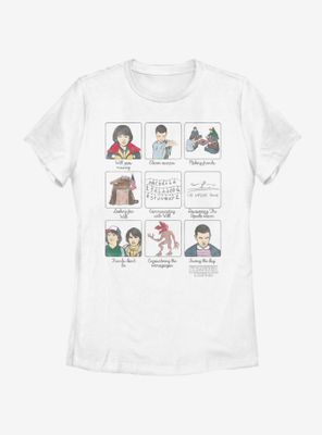 Stranger Things Story Womens T-Shirt