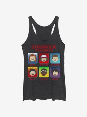 Stranger Things 8 Bit Womens Tank Top