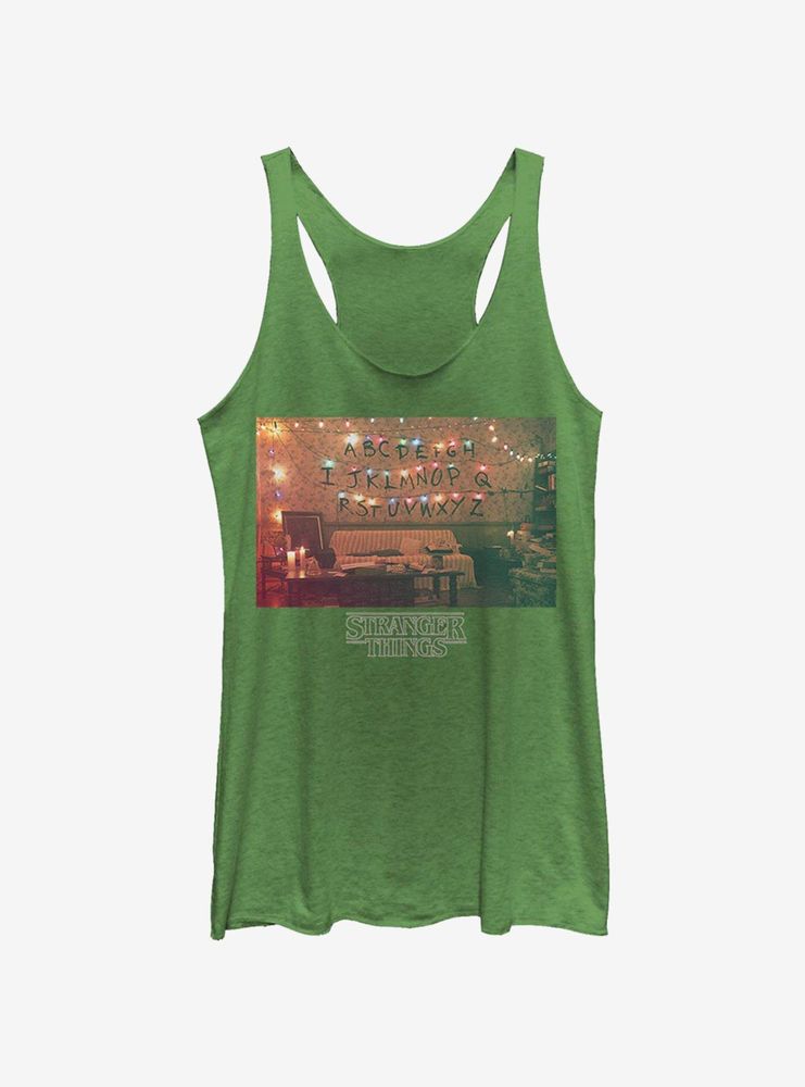 Stranger Things Christmas Lights Womens Tank Top