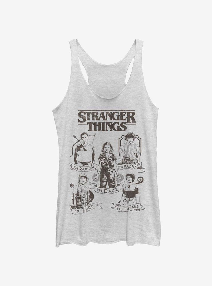 Stranger Things DND Classes Womens Tank Top