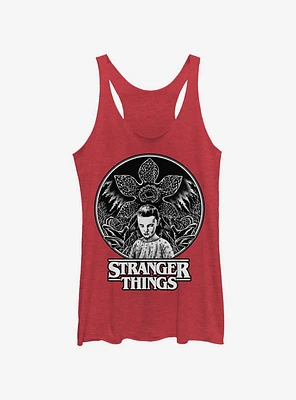 Stranger Things Stippling Eleven Womens Tank Top