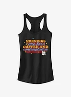 Stranger Things Coffee Contemplations Girls Tank Top