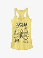 Stranger Things Dungeons and Dragons Classes Girls Tank Top