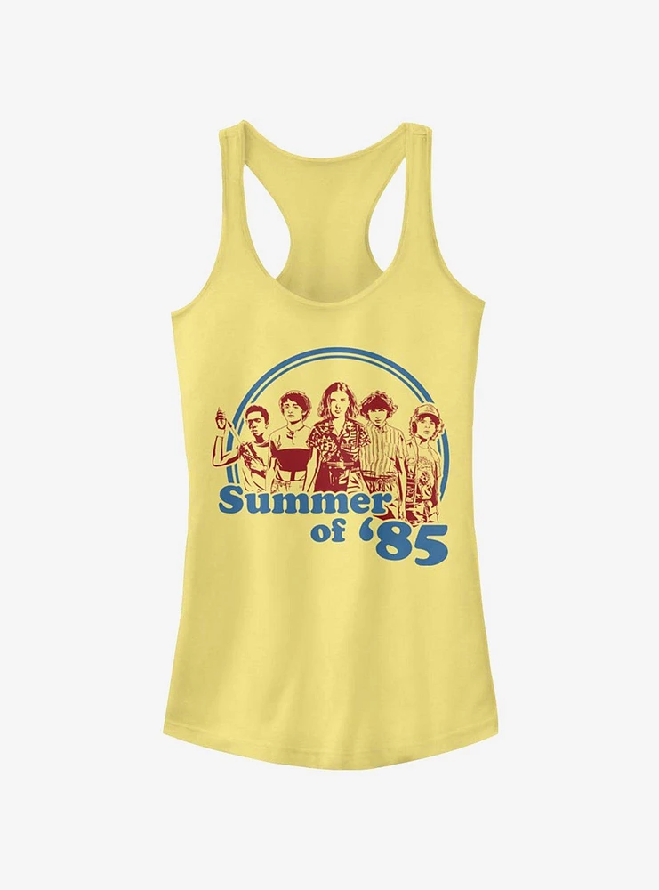 Stranger Things Group Summer of 85 Girls Tank Top