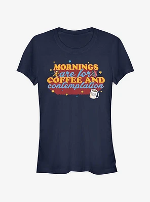 Stranger Things Coffee Contemplations Girls T-Shirt