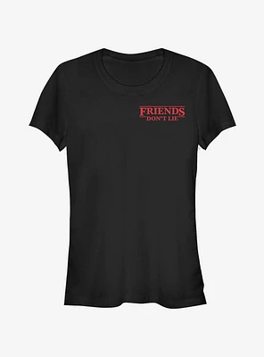 Stranger Things Friends Don't Lie Girls T-Shirt