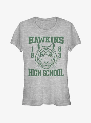 Stranger Things Hawkins High Tiger 1983 Girls T-Shirt
