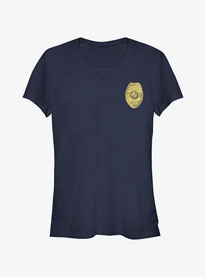 Stranger Things Hawkins Police Badge Girls T-Shirt