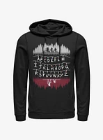 Stranger Things Alphabet Lights Hoodie