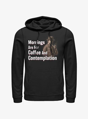 Stranger Things Coffee and Contemplation Chief Hopper Hoodie