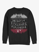 Stranger Things Alphabet Lights Crew Sweatshirt