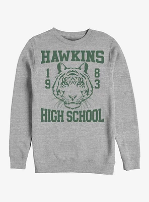 Stranger Things Hawkins High Tiger 1983 Crew Sweatshirt
