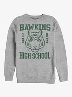 Stranger Things Hawkins High Tiger 1983 Crew Sweatshirt