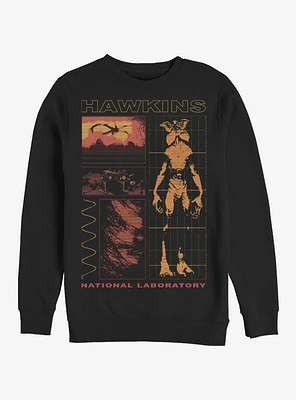 Stranger Things Hawkins Lab Demogorgon Crew Sweatshirt