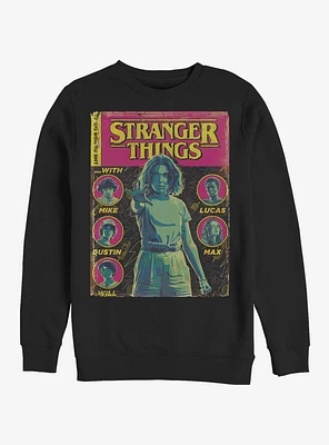 Stranger Things Comic Cover Crew Sweatshirt