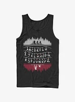 Stranger Things Alphabet Lights Tank Top