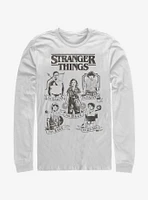 Stranger Things Dungeons and Dragons Classes Long-Sleeve T-Shirt